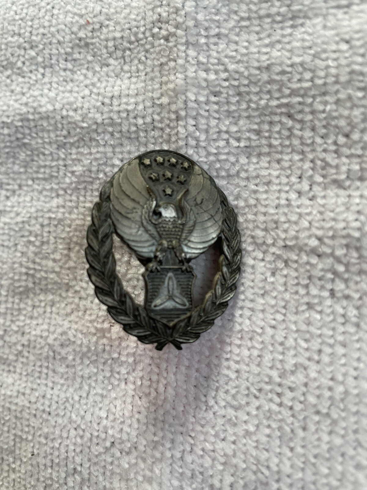Vintage Civil Air Patrol Cadet Officer Female Hat Device For Beret