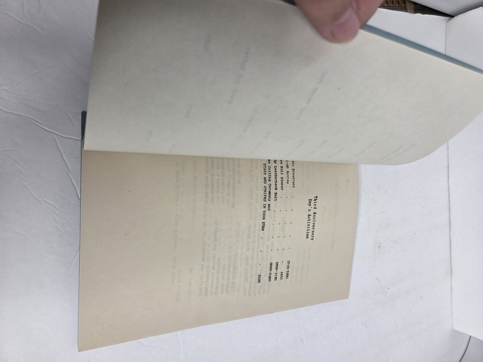USMC 1946 Women’s Reserve Birthday Menu Program Ralph J. Mitchell