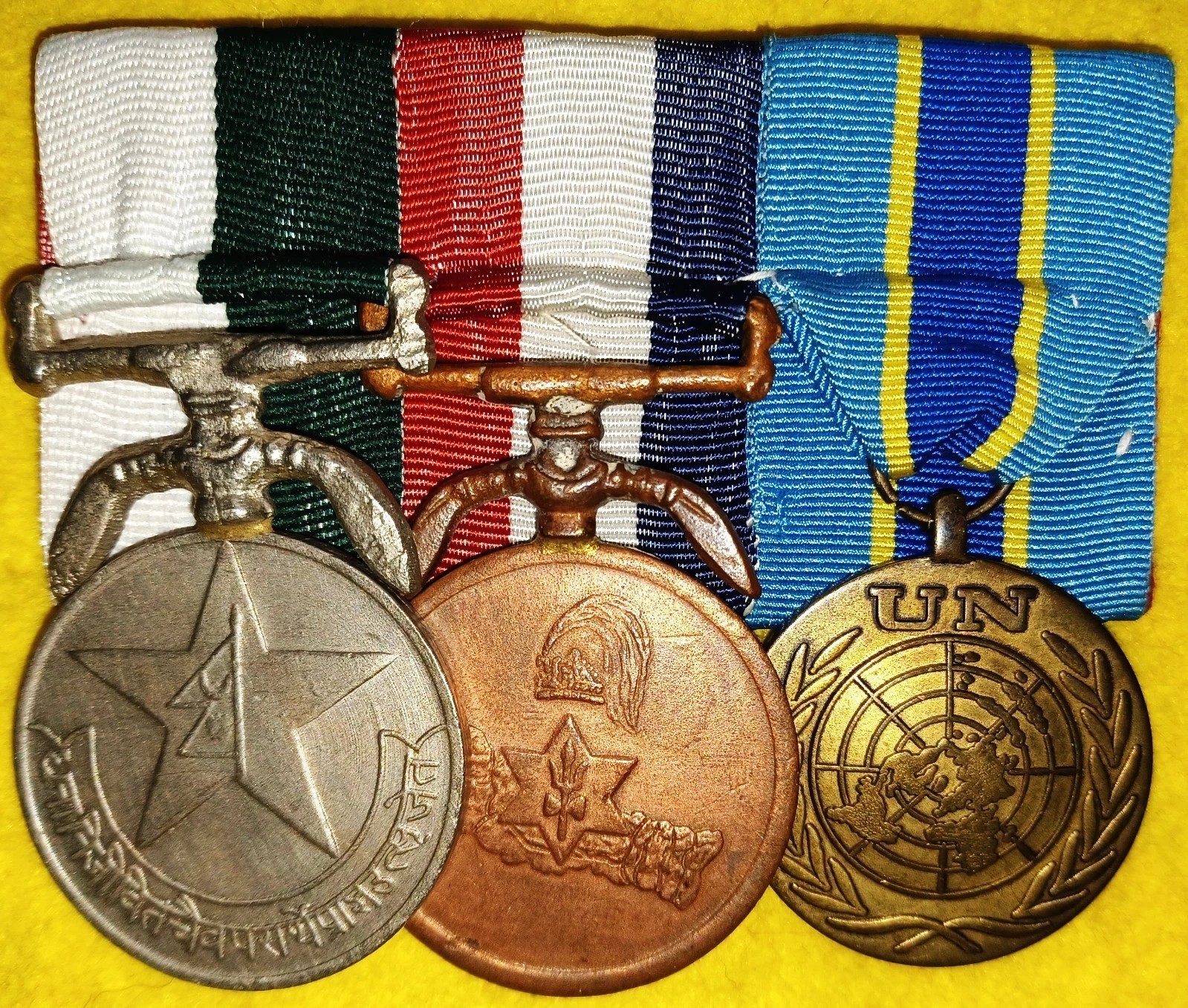 Nepal – Overseas Service / Peacekeeping / Long Service Medal Trio, Group of (3)