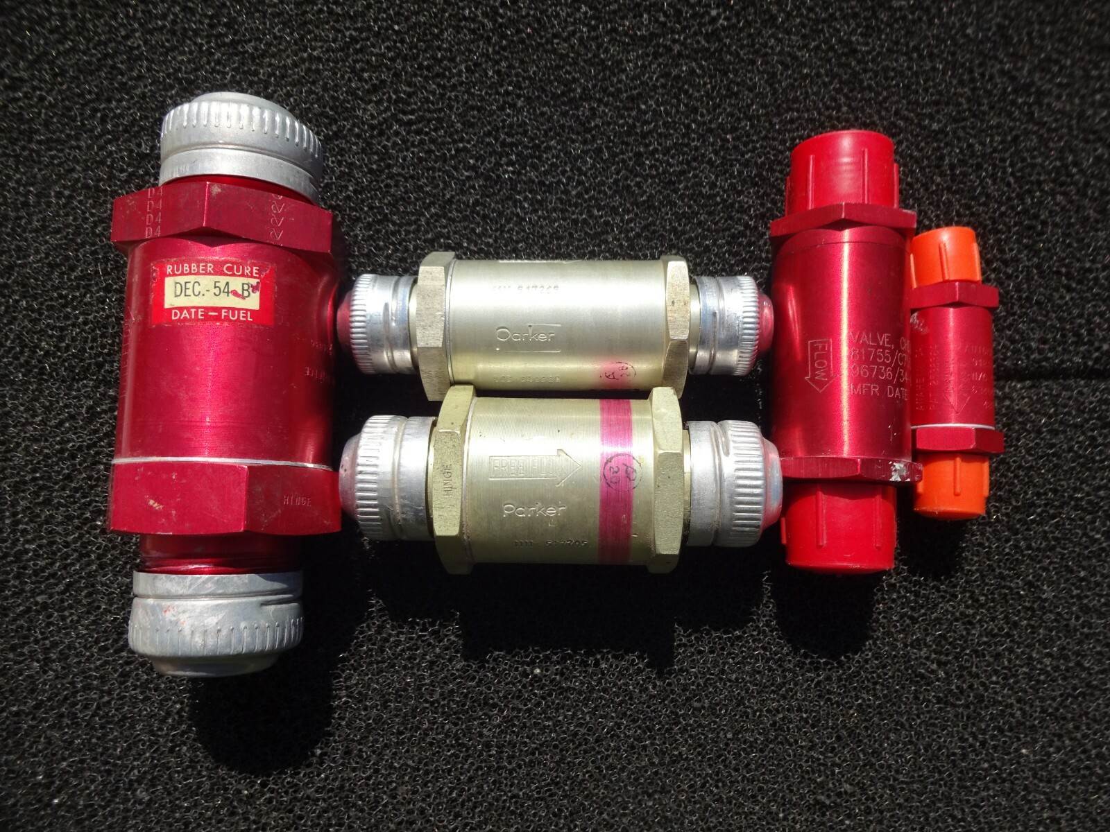 Lot of Various Aircraft Valves Check