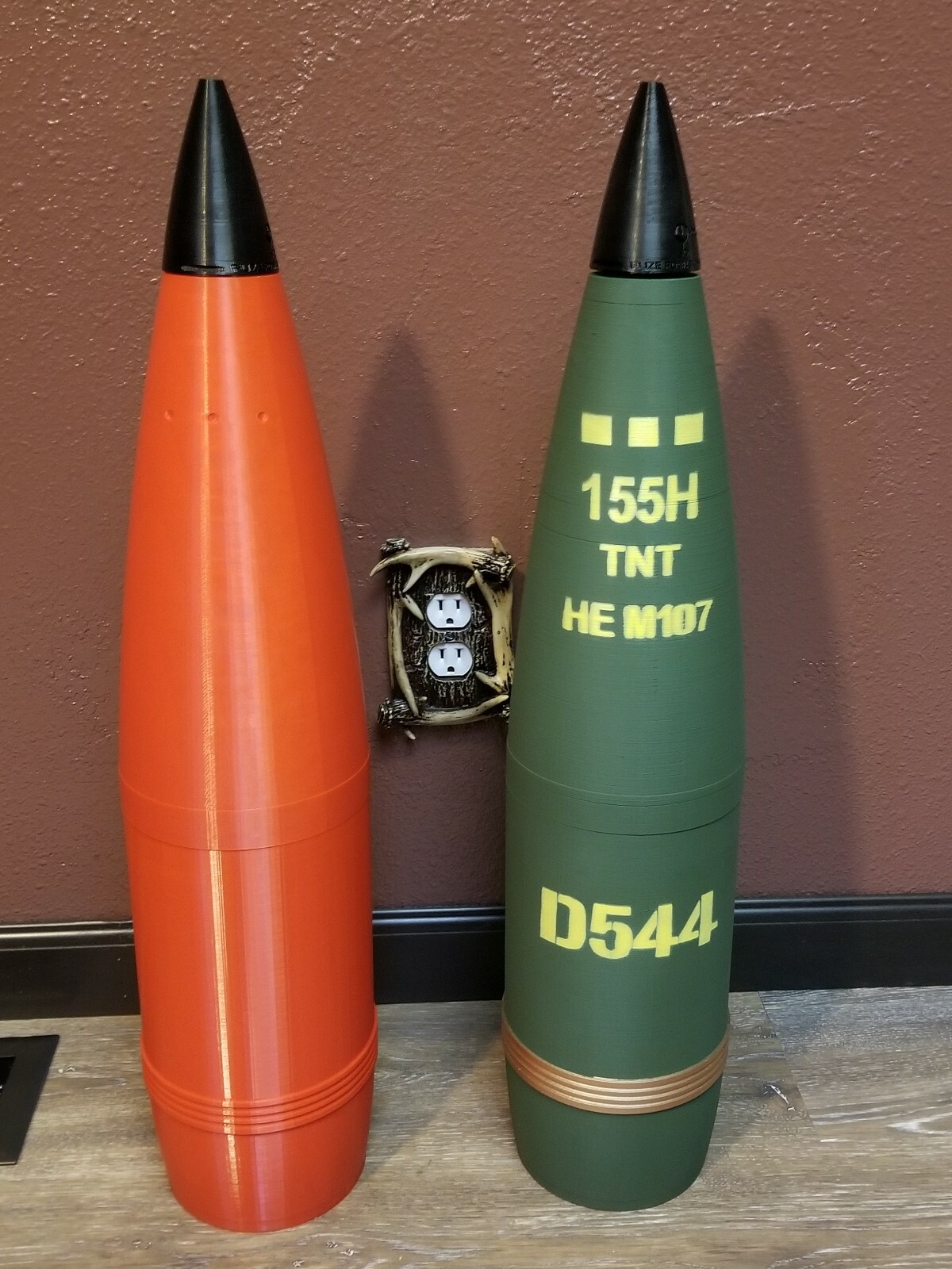 Unfinished/Unpainted 155mm D544 M107 HE Howitzer Shell Whiskey Stash!