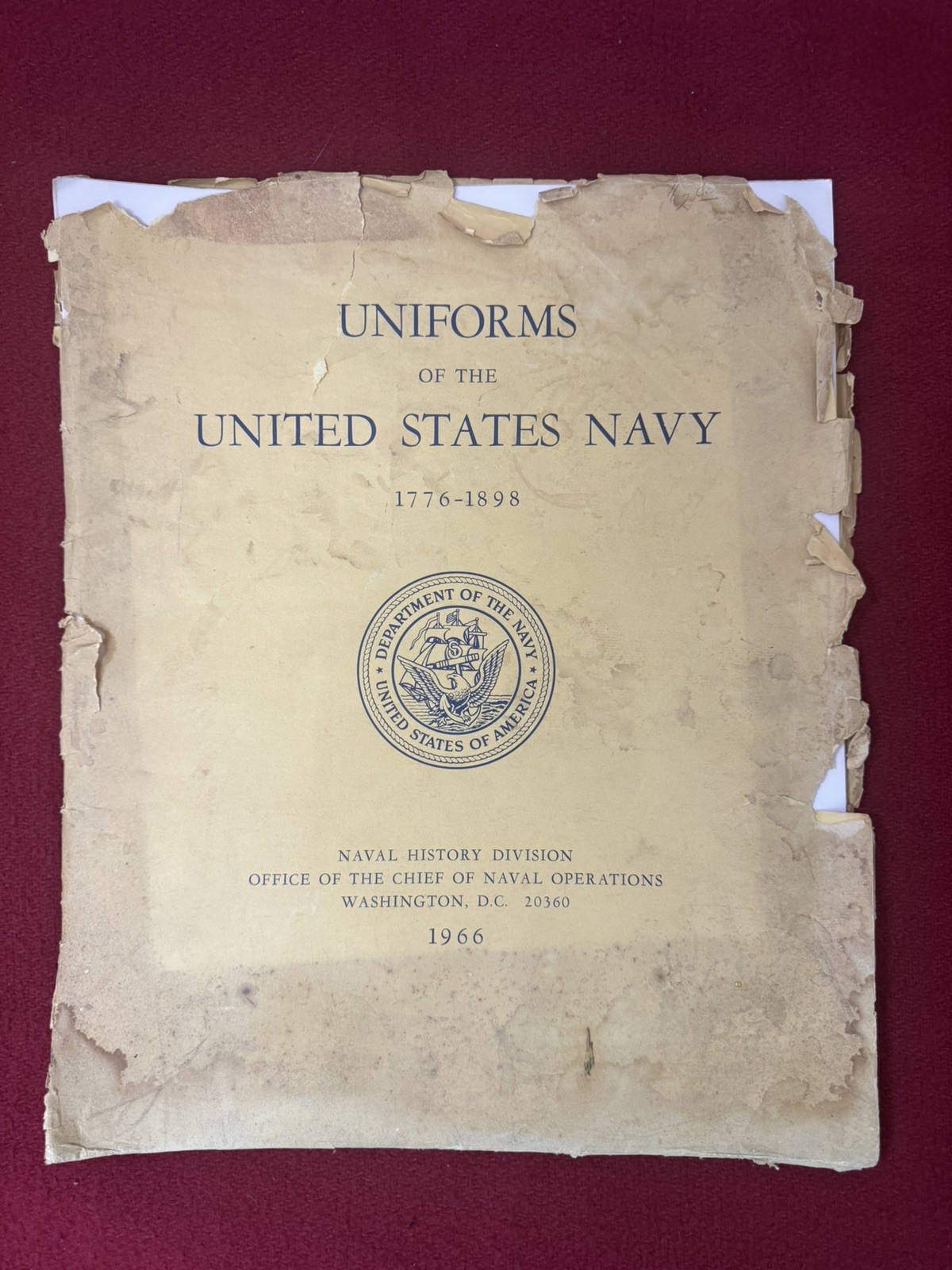 Vintage 1966 US Navy Uniform Prints Lot of 12 McBarron 20×16 Military Art