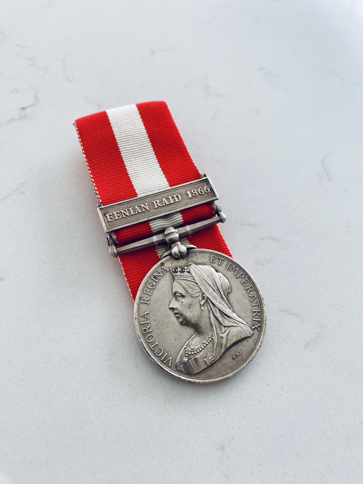 Fenian Raid 1866 Canada Service Medal – Chicago Volunteers – Original EF