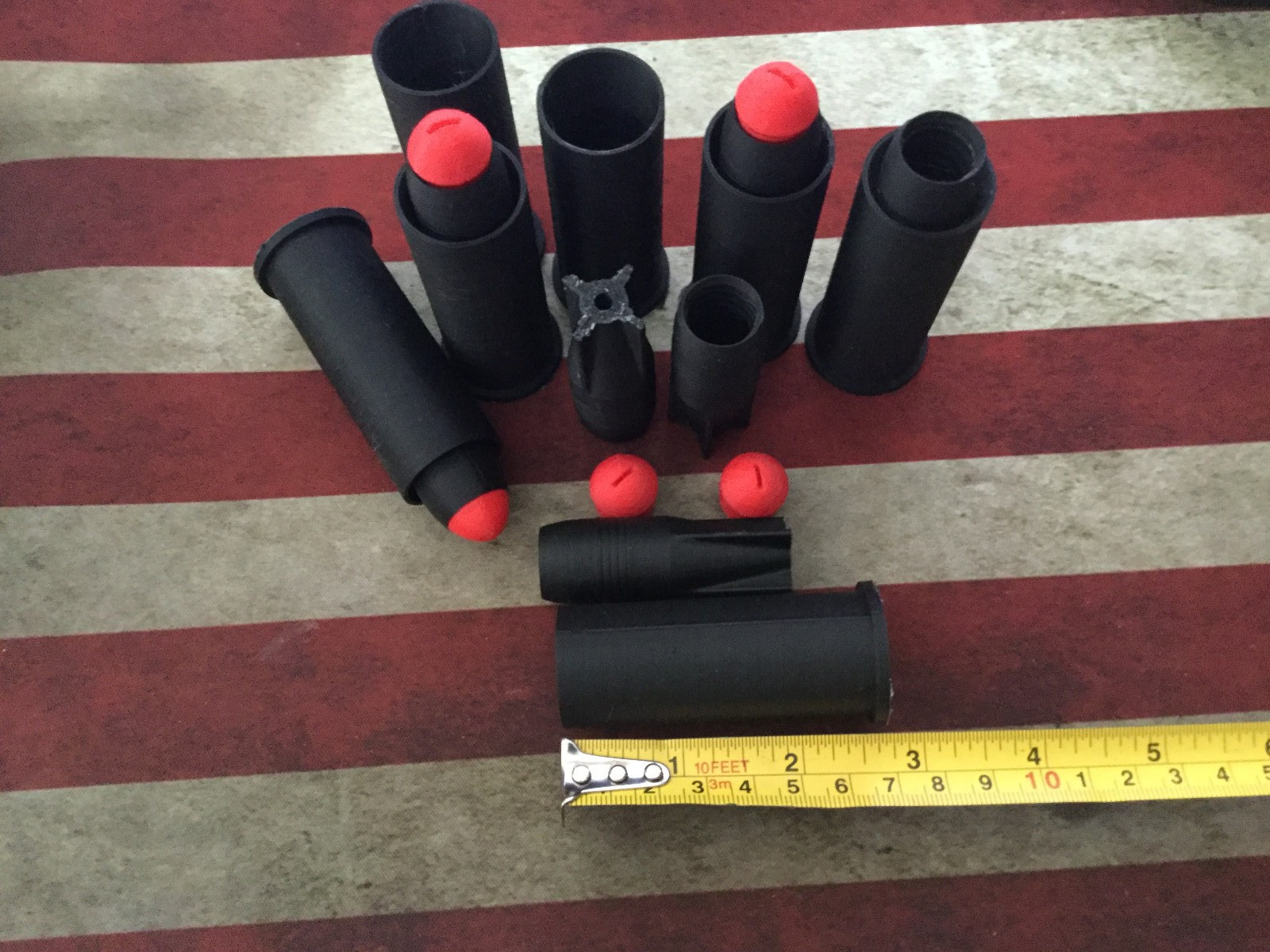 5x 26.5mm flare Payload 3D printed flare signal lot of 5 complete (torp)