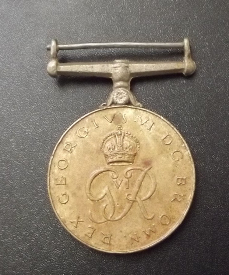 post WW2 1947 King George Pakistan Independence Military Medal (Signed)