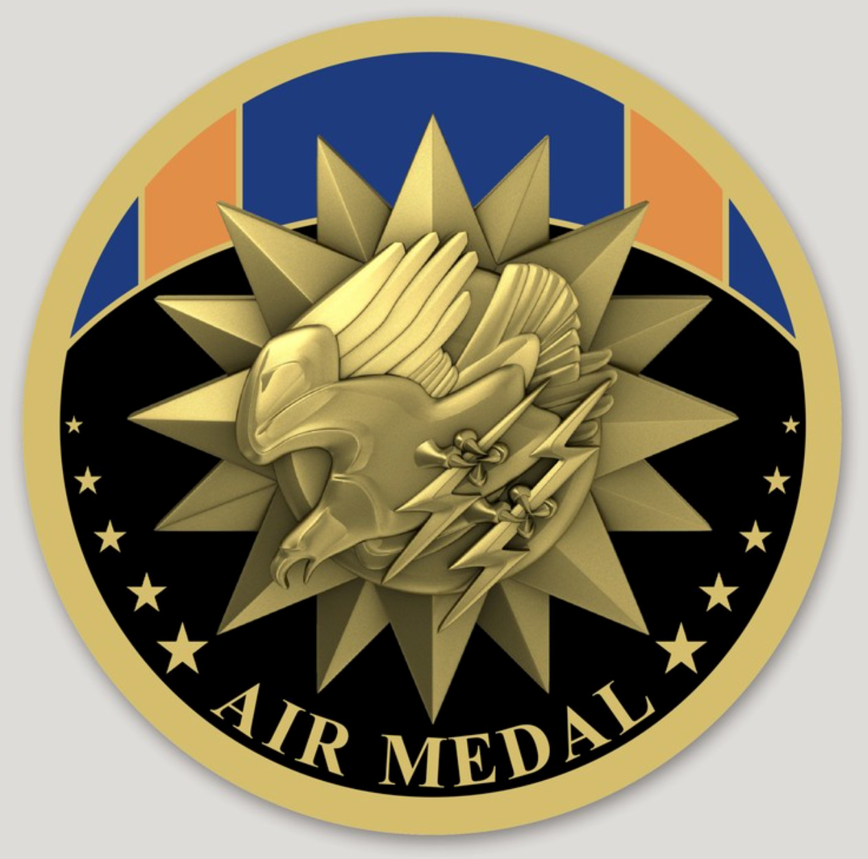 Air Medal Sticker