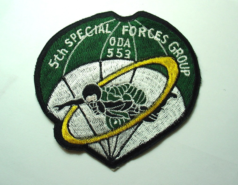 US Army Special Forces ODA-553 5th Special Forces US Made Patch 4x 4.5″