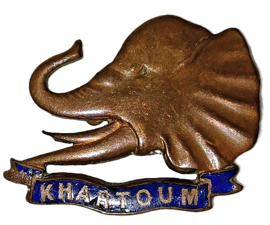 Sudan – Khartoum Province Province Senior Officer’s Numbered Cap Badge, UK Made