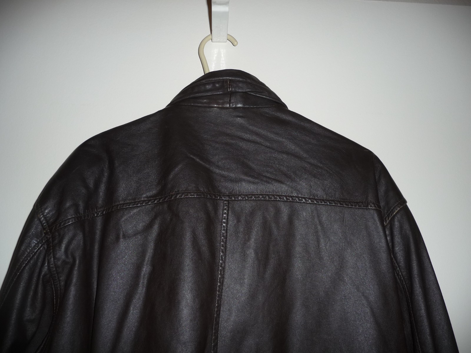 VTG American Born Brown Leather Type A-2 Bomber Flight Jacket Coat Size L