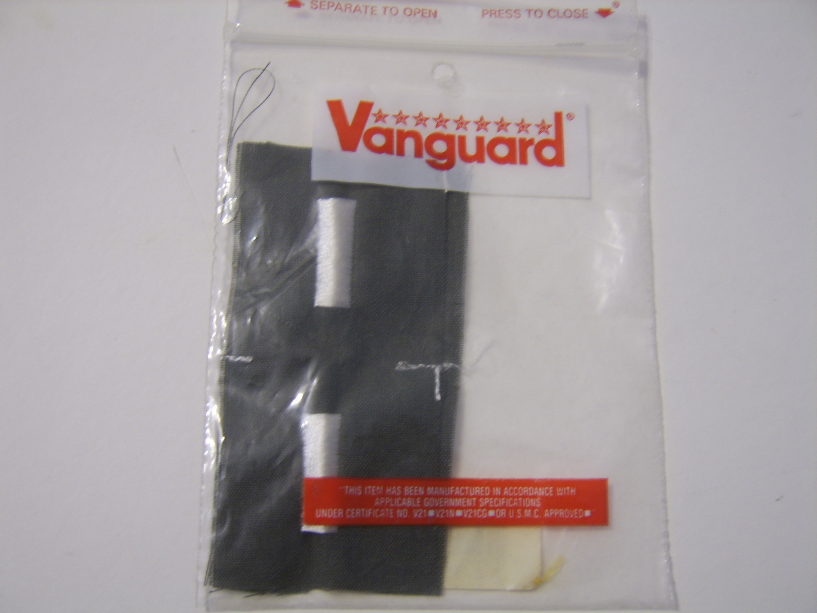 NAVY LIEUTENANT JUNIOR GRADE- LTJG FLIGHT SUITE RANK – 2 PAIR IN VANGUARD PACK