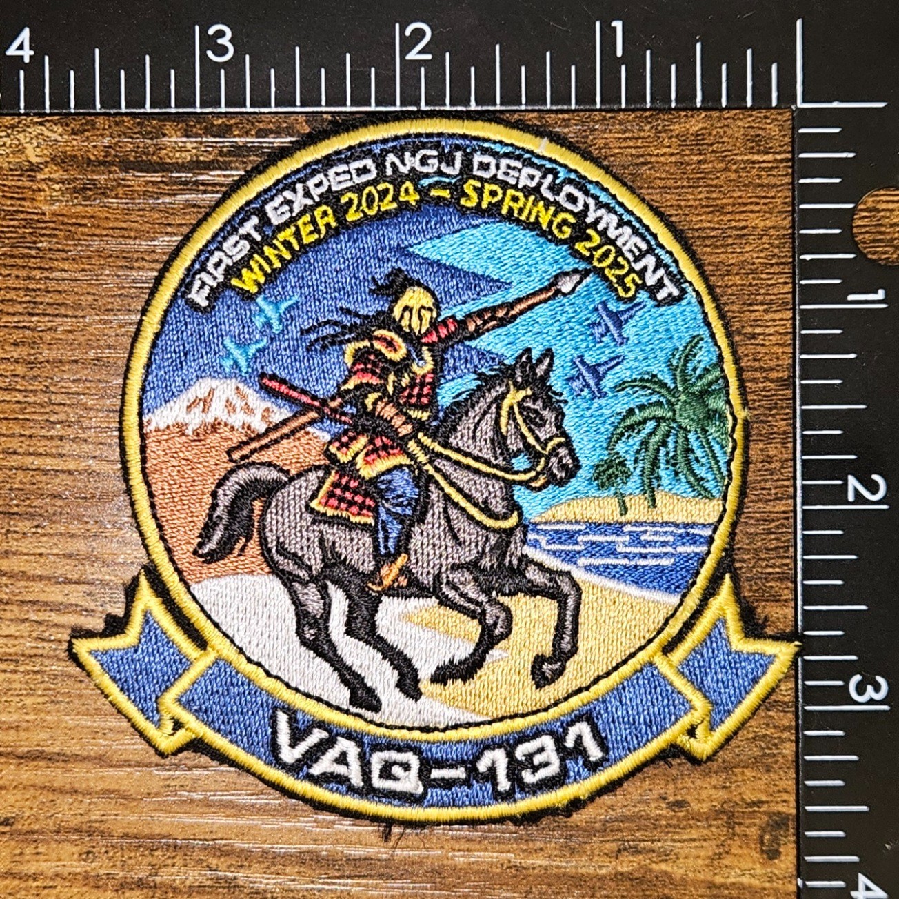 VAQ-131 First Exped NGJ Deployment Winter 2024 Spring 2025 Military Patch
