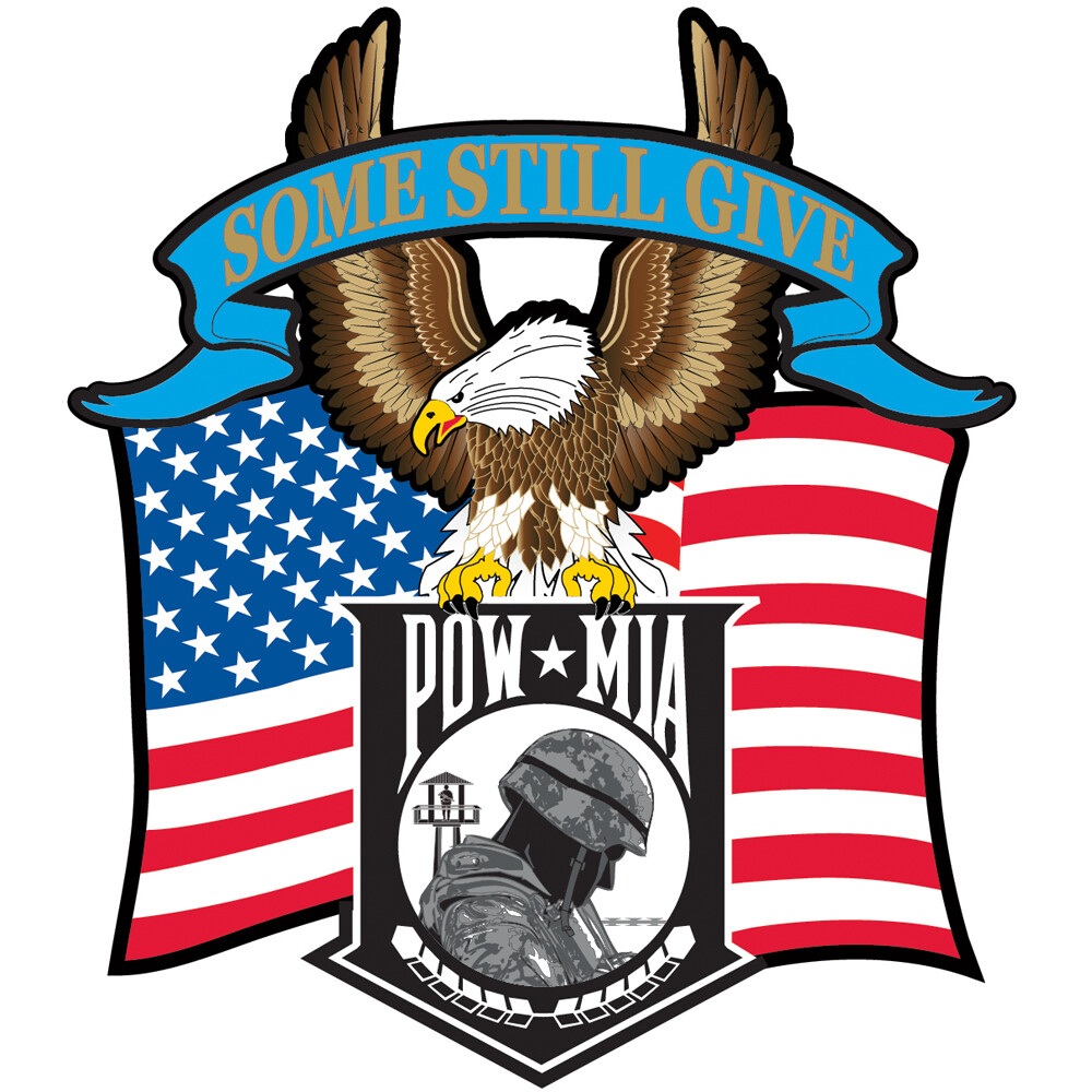 POW*MIA – SOME STILL GIVE – Embroidered Shoulder Patch 3-1/2″X4″ (0435) NEW