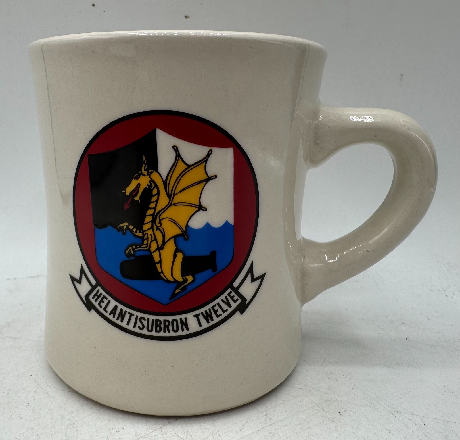 US Navy Anti-Submarine Aviation Squadron Veteran Service Mug Cup Pilot HS-12