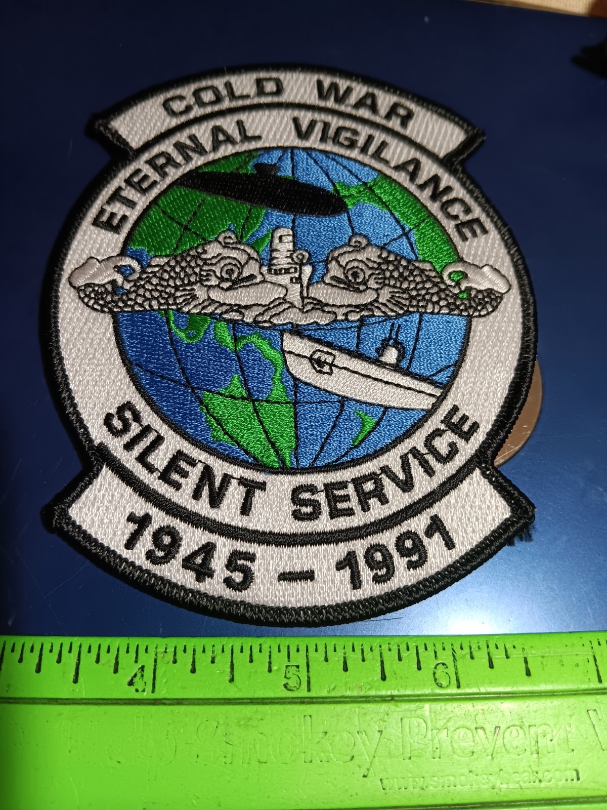 Patch- U S Navy- Cold War Silent Service- Submarine (26-480)