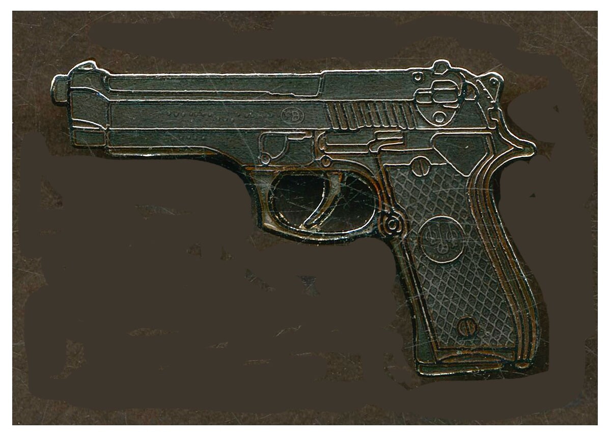 Beretta M92 Pistol Enamel Pin