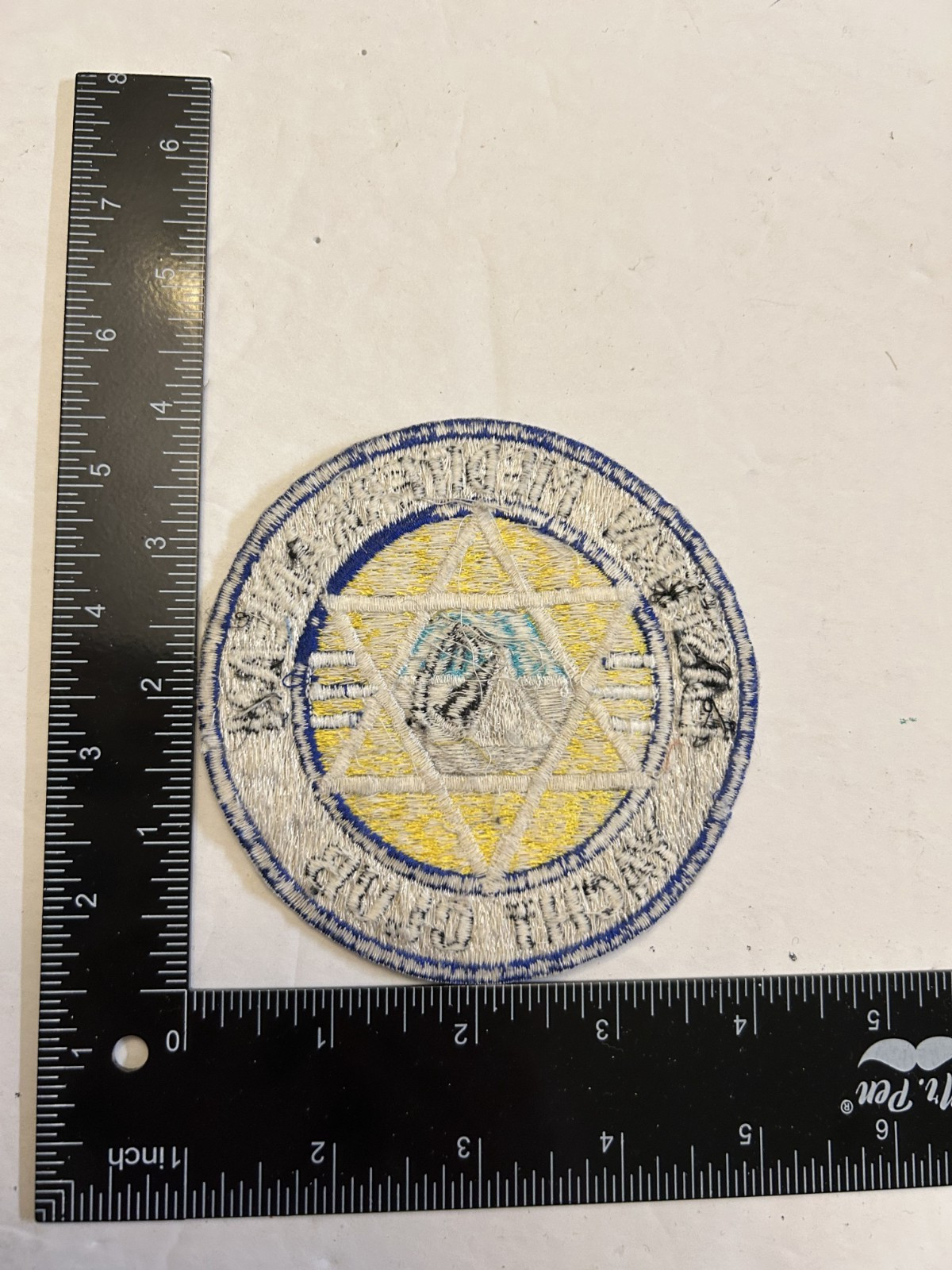 MH3320 Original US Navy 1990s Unit Patch Eastern Mediterranean Yacht Club IR47A
