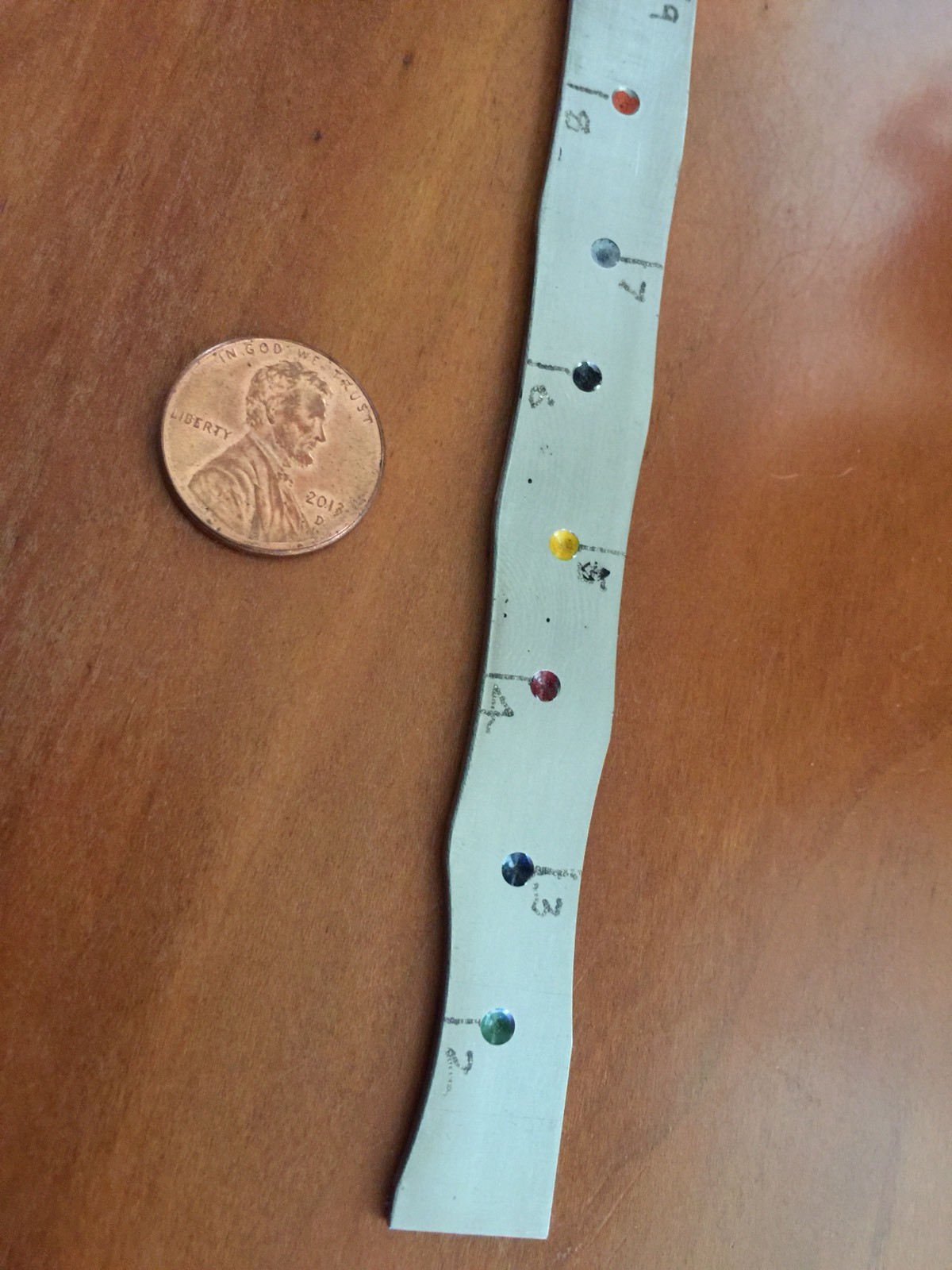 Military Special Use Steel Ruler Unknown Origins/Markings CV-A Prop Navy Aero