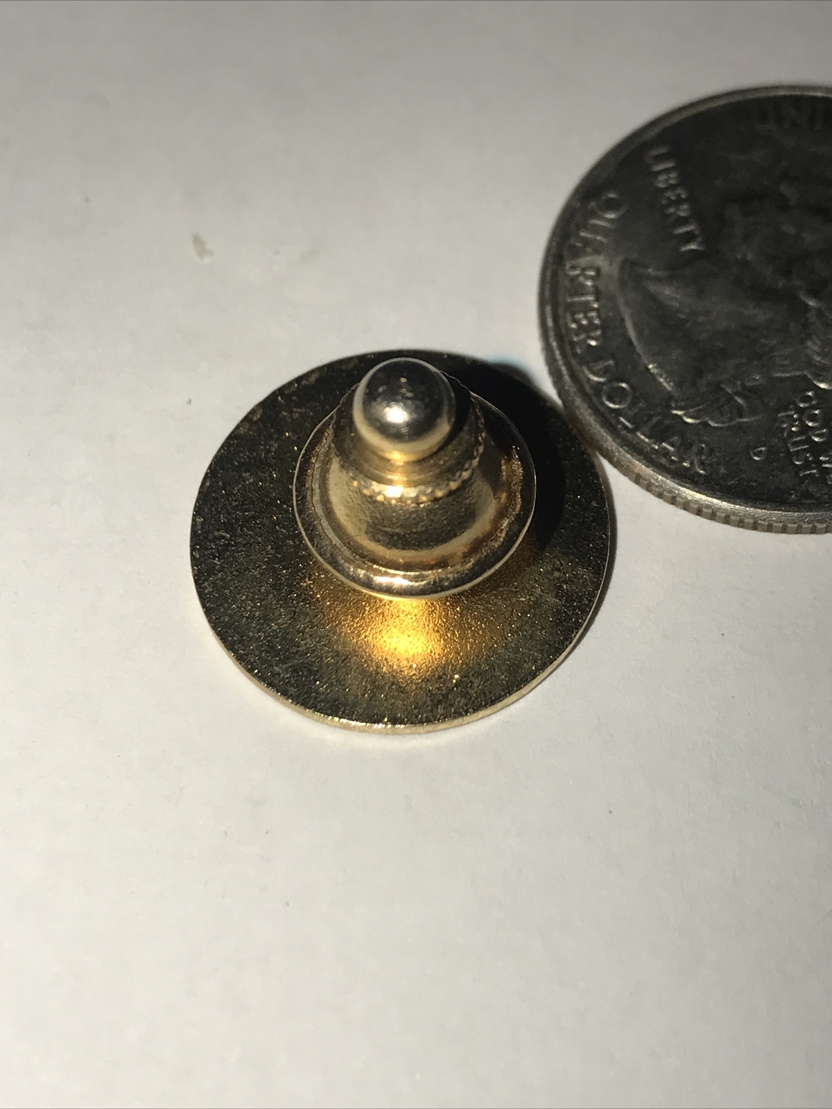 1929 THE RETIRED OFFICERS ASSOCIATION LIFE MEMBER TIE TAC Pin GOLD TONE TROA