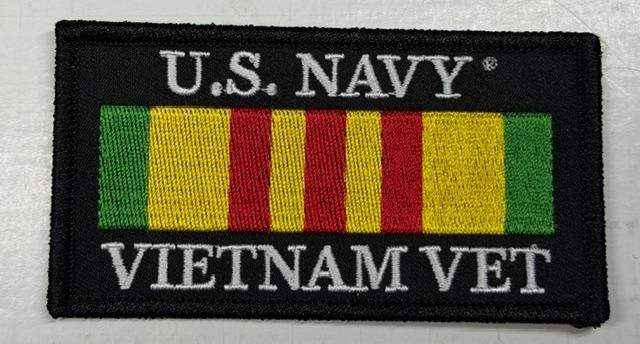 U.S. NAVY Vietnam Veteran Embroidered Patch Sew On or Iron On NEW