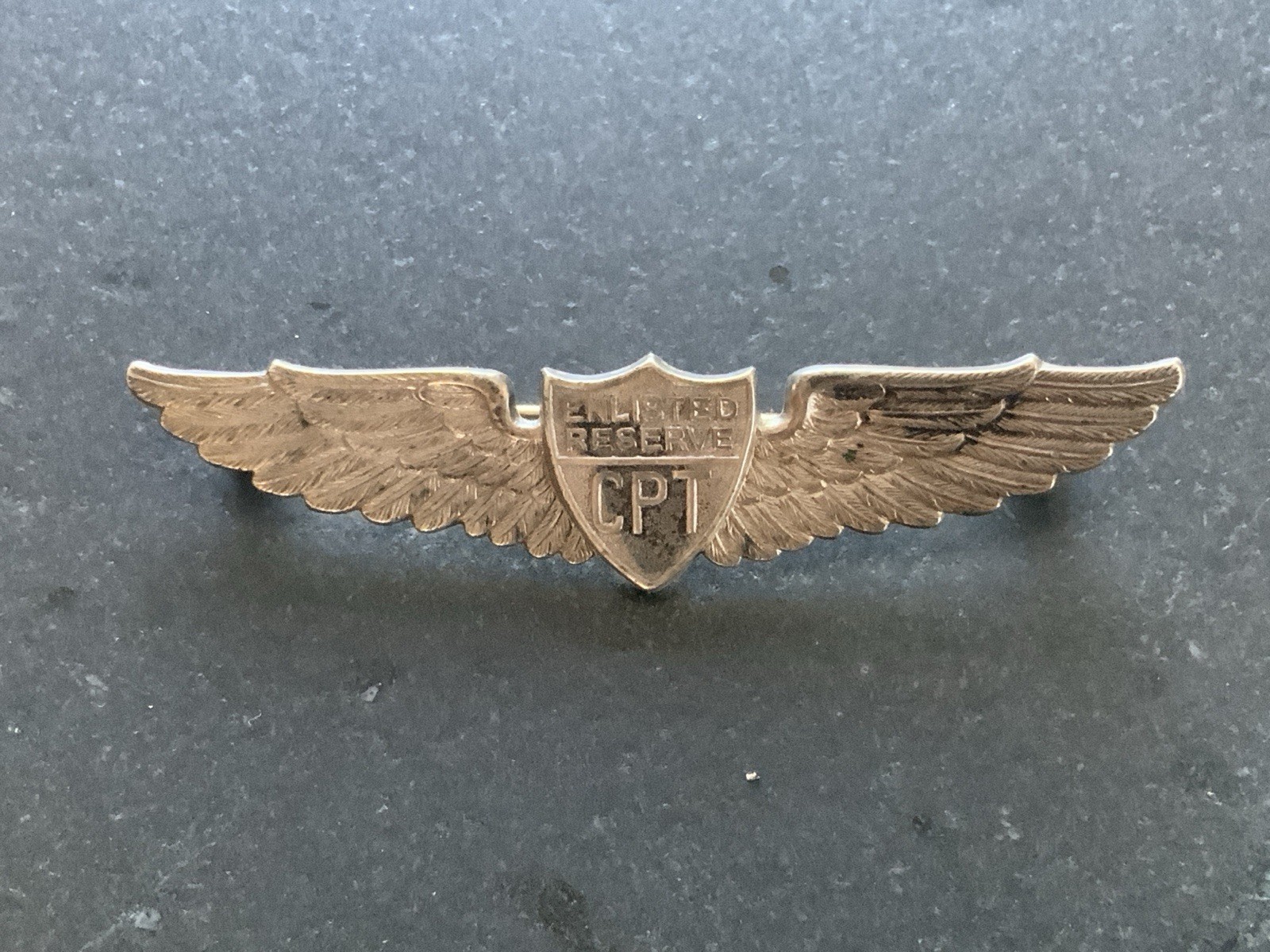 WW2 US Army Air Force Wing Enlisted Reserve Civilian Pilot Training Danecraft