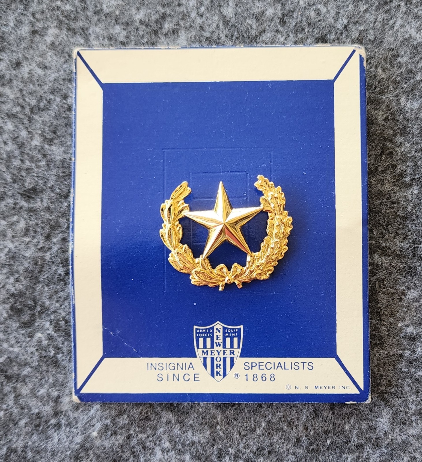 Latin American N. S. Meyer Export Insignia – Unknown Country – New Old Stock