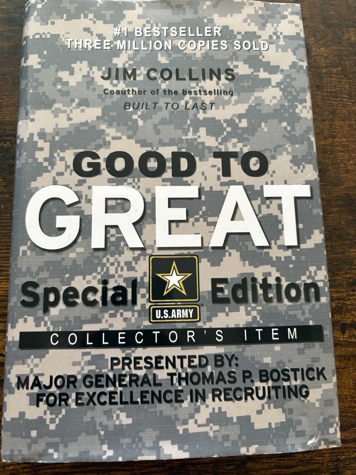 Good to Great US Army Collector’s Ed – Signed by MG Bostick – Vet Seller