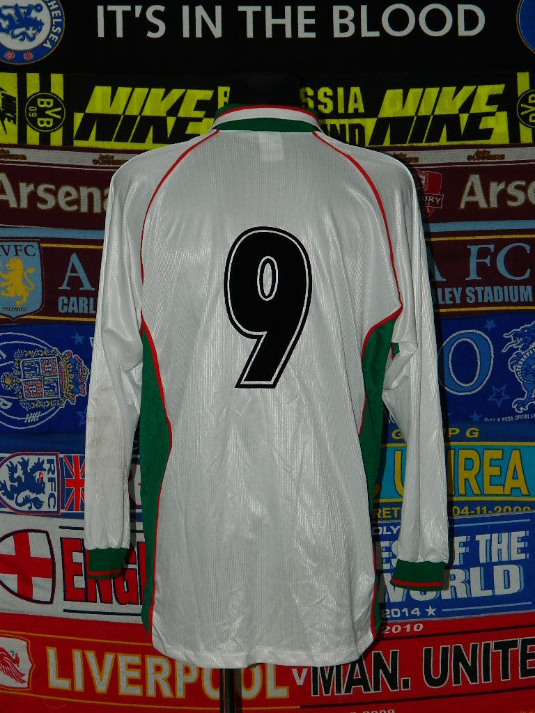 5/5 Bulgaria adults XL 1998 #9 MINT original football shirt jersey soccer