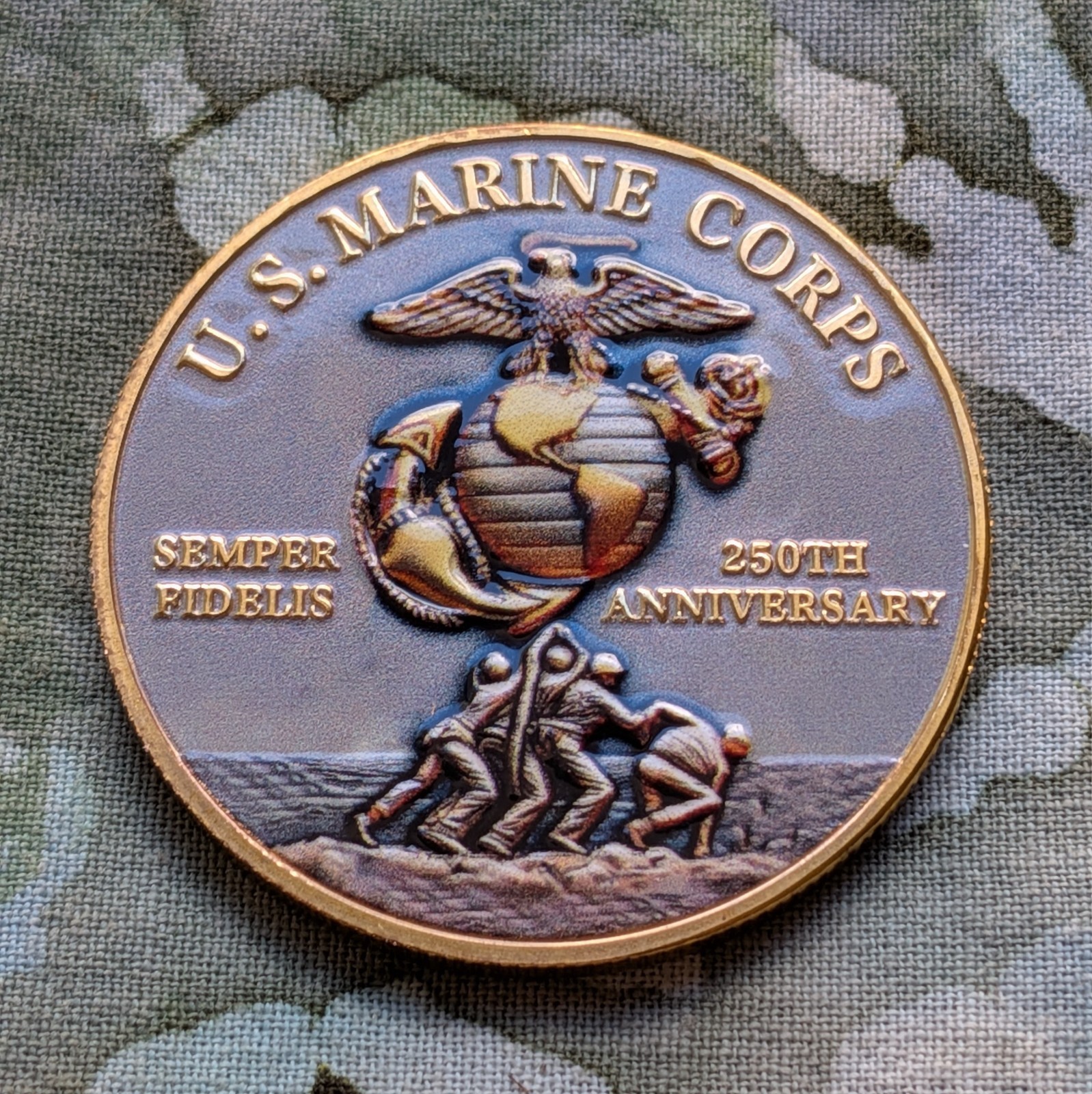 250th Anniversary US Marines Devil Dogs Challenge Commemorative Coin Mint!