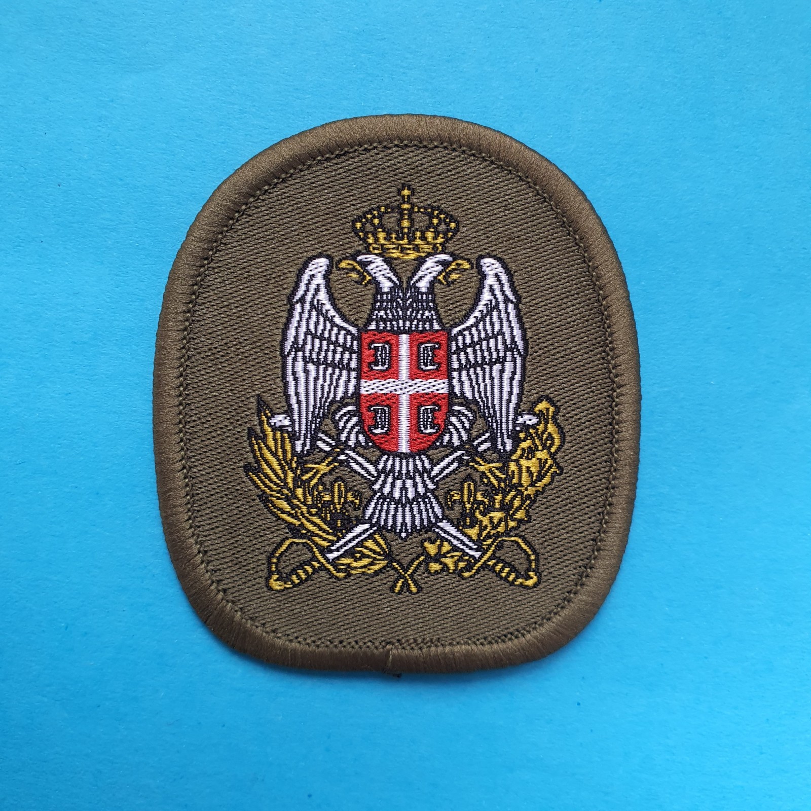 Serbia Serbian Armed Forces Army Military Beret Badge Patch
