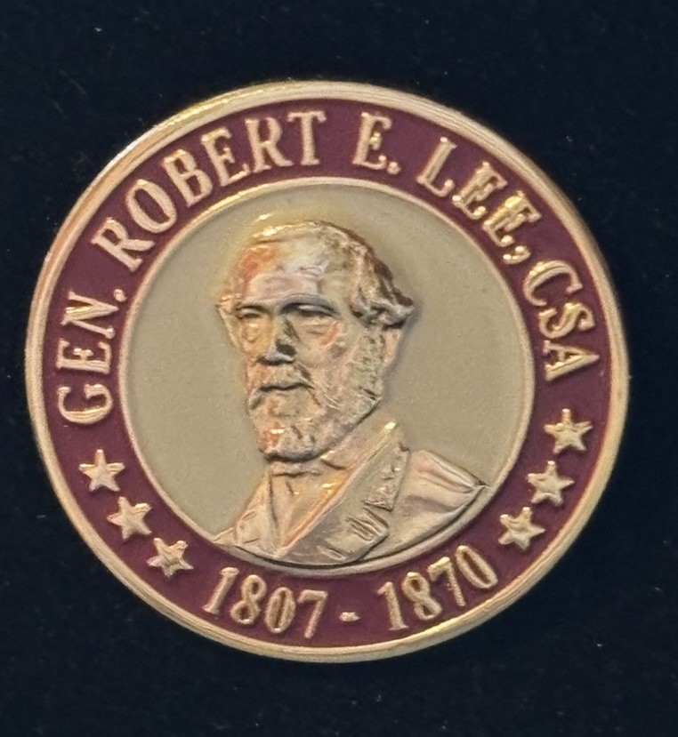 Winchester Classics Gen. Robert E. Lee CSA Badge 1807-1870 Militaria