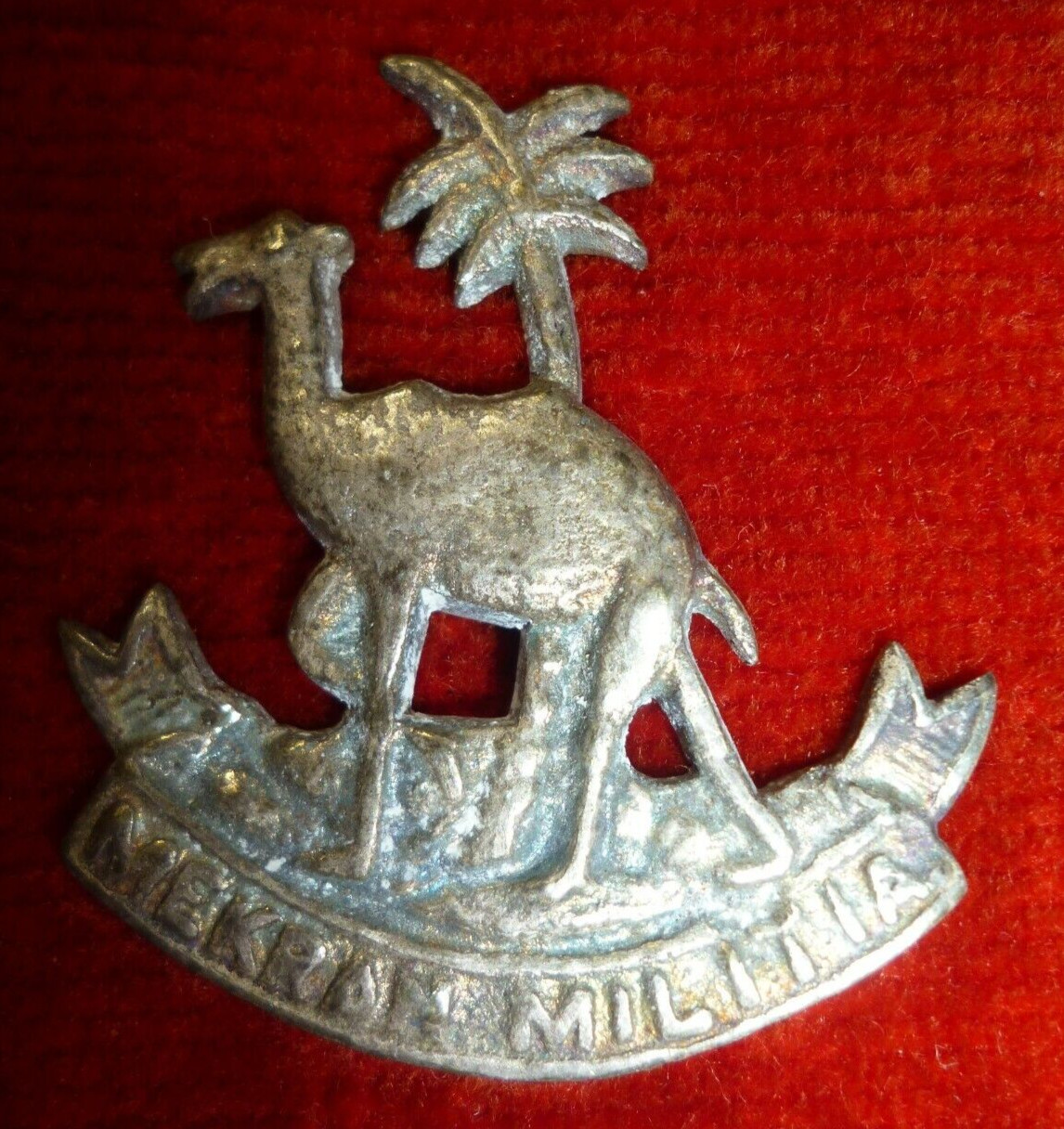 Indian / Pakistan Army – Mekran Militia Cap Badge