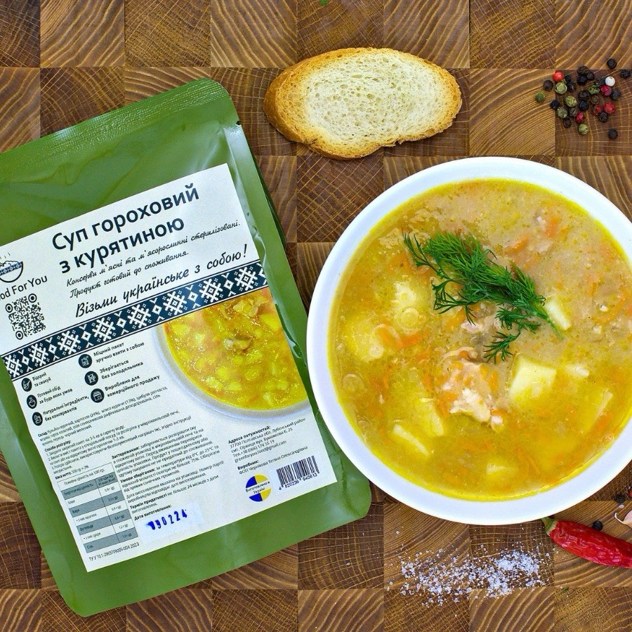 Ukrainian Army Style Pea Soup – Ready-to-Eat Tactical Meal
