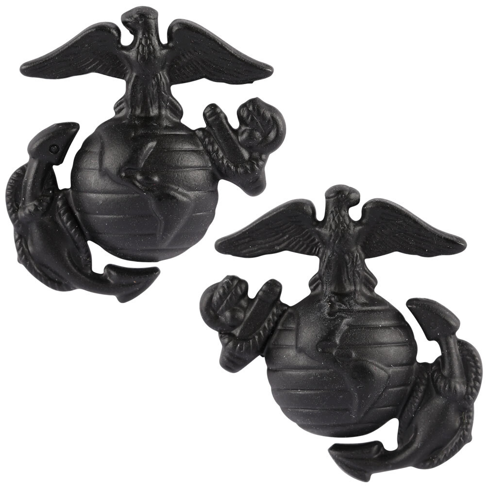 Marine Corps Enlisted Collar Insignia Black