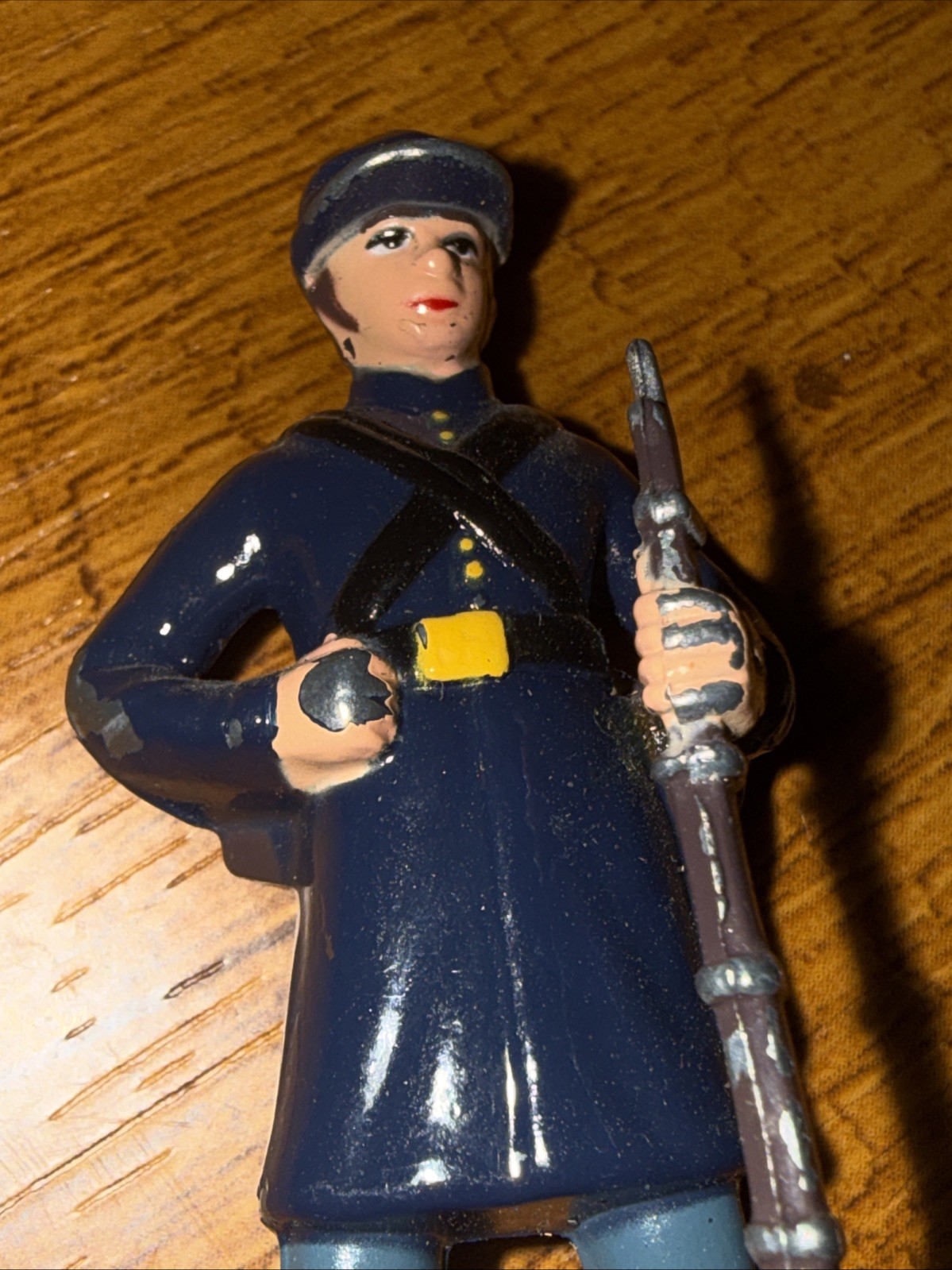 Americana Civil War Union Infantryman Hand Painted Metal Toy Soldier Figure