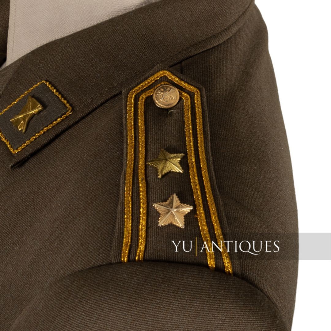 Vintage Bosnian Serb Army VRS Army Colonel Parade Complete Uniform & Cap & Patch