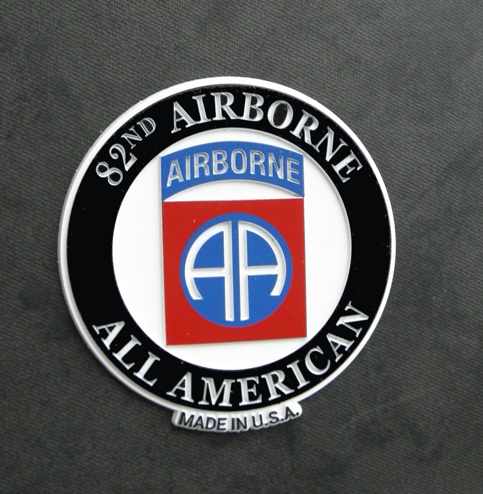 US Army 82nd Airborne Division Flexible Fridge Magnet Made in the USA 2.75